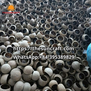 ชามเปลือกมะพร้าวทำมือขายส่ง - ชามเสิร์ฟแบบธรรมชาติ ย่อยสลายได้ เป็นมิตรกับสิ่งแวดล้อม สำหรับสลัด สมูทตี้ อาซาอิ - Product Image 5