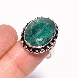 แหวนเงินสเตอริง925หรูหราแบบคลาสสิกพลอย kyanite เจียระไนเพชรรูปไข่สำหรับการหมั้นงานแต่งงานครบรอบปาร์ตี้ของขวัญ - Product Image 3