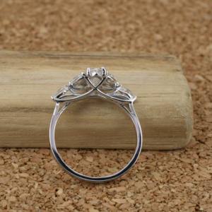 Bague de fiançailles, anniversaire, mariage, exclusive pour femmes, or 18 carats, diamant de laboratoire de taille marquise, couleur E, clarté VVS2 - Product Image 5