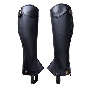 Servicio OEM ODM, Medias Polainas de Cuero Duraderas y Ligeras para Montar a Caballo, Calidad Premium, Precio Competitivo, Colores Personalizables - Product Image 1
