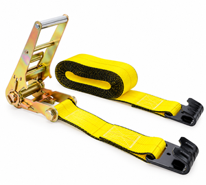 PROVINA OEM Cargo Lashing Strap with Flat <b>Hooks</b> 3" × 10m Heavy Duty Polyester Webbing 8000kg Factory Supply - Product Image 6