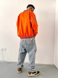 Good Quality Wholesale Custom <b>Baseball</b> Letterman <b>Jackets</b> Coat Winter Wool Body Full Sleeve - Product Image 5