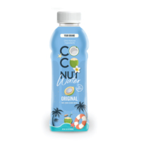 Purée de pastèque d'eau de noix de coco naturelle 100% bouteille de 600ml OEM Tan Do boisson jus de légumes fruits tropicaux Ben Tre Vietnam