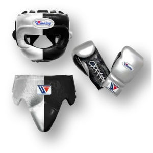 ชุดชกมวยหนังแท้คุณภาพสูง ปรับแต่งได้  รวมถึงนวม  หมวกป้องกันศีรษะ  สนับเข่า  ชุดชกมวยสีตามสั่ง  ชุดชกมวย Winning - Product Image 6