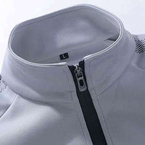 Ensemble de survêtement zippé pour homme, tenue de sport décontractée pour activités de plein air et fitness - Product Image 4