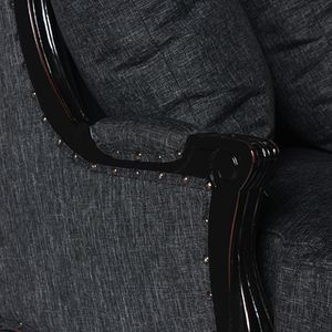 Sección Sofá Diseño clásico vintage Material de madera acolchado Premium para decoración de sala de estar Muebles No. 2307 Villas - Product Image 2