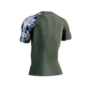 Chemise de compression pour homme Quick Dry Rash Guard à manches longues Jogging Clothes Sublimation Running Shirt Gym Workout - Product Image 2