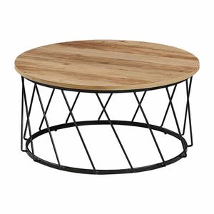 Table basse moderne en métal et aluminium de luxe avec une finition élégante et lisse pour la décoration de la maison et du bureau - Product Image 1