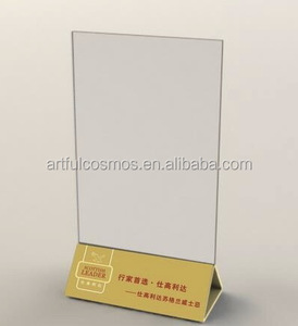 2025 Sleek <b>Acrylic</b> Sign Holder: Vertical <b>Stand</b> for Home and Business <b>Displays</b> - Product Image 1