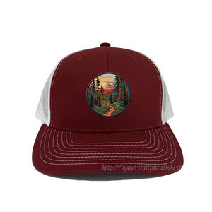 หมวกถักโลโก้สำหรับคุณพ่อที่สง่างามสำหรับหนุ่มสาวผ้าคอตตอนสุดเท่ปรับได้หมวกฮิปฮอปทำมือสไตล์เวียดนามและชายหาด - Product Image 1