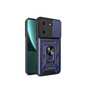 Funda de Silicona Azul Netzy para Tecno Pova 5, Antigolpes, con Soporte Magnético y Protección Deslizante para la Cámara - Product Image 1