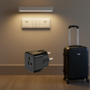Portable <b>Universal</b> Travel Charger Power <b>Adapter</b> with Israel Socket for On-the-Go Charging - Product Image 3