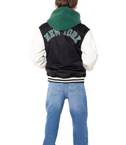 Chaqueta universitaria de satén de alta calidad para niños y hombres, la mejor chaqueta de estilo de moda bordada, chaqueta de béisbol personalizada - Product Image 5