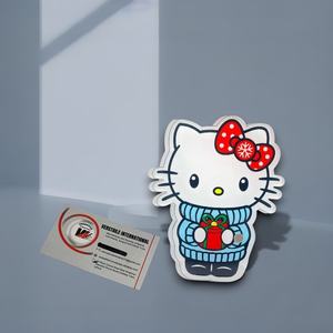 อุปกรณ์ต่อขนตาแบบใช้ซ้ำได้ ยี่ห้อส่วนตัว เป็นมิตรกับสิ่งแวดล้อม  อะคริลิคแม่เหล็ก ลายเฮลโลคิตตี้  แผ่นติดขนตา รูปทรงเพชร สี่เหลี่ยม ดอกไม้ วงรี - Product Image 3