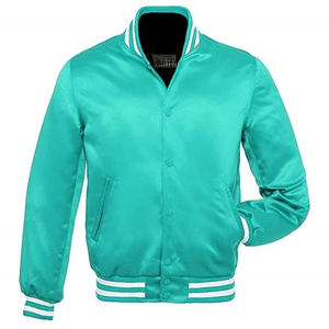 Chaquetas universitarias de satén para hombre de calidad superior al por mayor, chaquetas cortavientos hechas a medida, ropa de calle, chaquetas de satén de invierno para hombre - Product Image 3