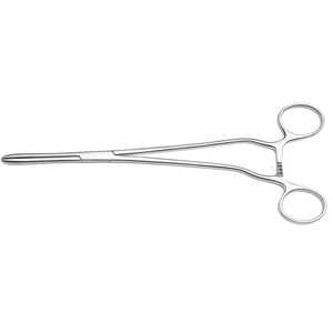 Pinzas de Vendaje Manuales Cheron, Vástago Curvo, Mordazas Serradas, Acero Inoxidable, Juego de Instrumentos Quirúrgicos, Uso Hospitalario, Reutilizables - Product Image 4