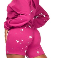 Ensemble deux pièces avec logo personnalisé, vêtements pour femmes, survêtement court, vente en gros de t-shirts et shorts, tenues personnalisées, ensemble deux pièces