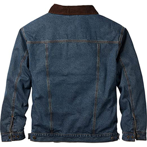 ผู้ผลิตมืออาชีพ ออกแบบแจ็คเก็ตตามสั่ง ตัดเย็บอย่างสมบูรณ์แบบ ราคาถูก รับทำโลโก้ แจ็คเก็ตยีนส์ขายดีสำหรับผู้ชาย - Product Image 2