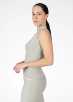 Haut de performance équestre sans manches pour femme, extensible, confortable, pour l'équitation, vente en gros
