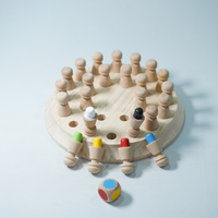 Puzzle de mémoire en bois 3D fabriqué à la main Jeu d'échecs Montessori stimulant le cerveau pour les enfants et les familles