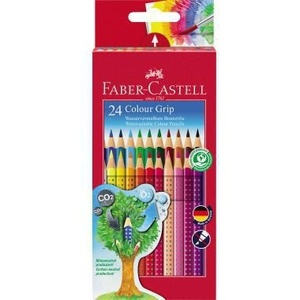 Paquete de 24 lápices de colores surtidos Faber-Castell Colour GRIP - Product Image 1