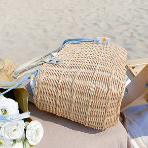 Sacs en rotin éco-responsables style bohème, sacs fourre-tout en gros, sacs à main pour femmes, sacs à poignée - Product Image 4