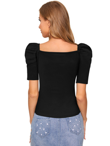 Best Quality Indian Boutique <b>Black</b> <b>Top</b> for Girls for <b>Women</b> Casual Latest Exclusive Comfortable Export Quality From India - Product Image 3