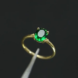 Bague de Fiançailles et d'Anniversaire Vintage en Argent avec Ailes en Zircon, Sertie de Zircons Brillants Créés en Laboratoire - Product Image 5