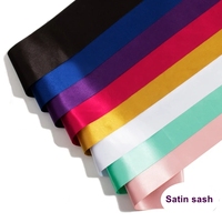 Ceinture de concours en satin vierge, décoration de fête personnalisée, pour enterrement de vie de jeune fille