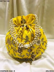 Elegante bolso de noche étnico económico Potli Batua Bag - Product Image 6