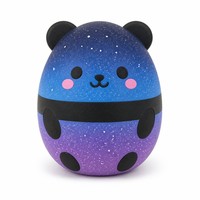 Galaxy Panda Ei Squishy Langsam Aufsteigendes PU-Schaum Stressabbau-Spielzeug Niedliche Schreibtischdekoration Partygeschenk