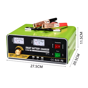 Chargeur de batterie pour véhicule électrique 800W 12-24V avec affichage LED, bornes à clip, haute puissance 50A - Product Image 6