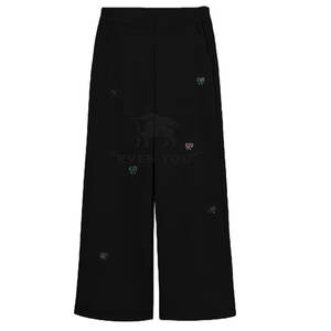 Pantalones Deportivos Elegantes para Mujer con Detalle de Bordado y Estilo Casual Relajado - Product Image 2