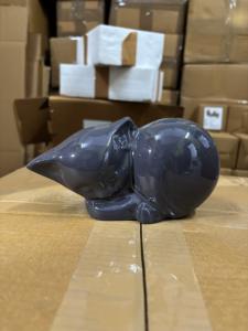 New Design American Style Sitting <b>Cat</b> <b>Urn</b> in Aluminum Durable & Customizable for Pet <b>Cat</b> Ashes Cremation - Product Image 6