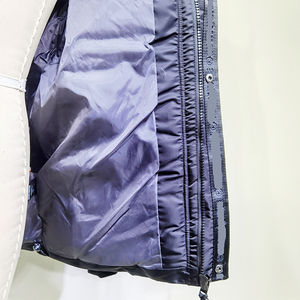 เสื้อแจ็กเก็ตปลาปักเป้าสำหรับผู้ชายเสื้อโค้ทผ้าใบสีล้วนมีฮู้ดแบบมีซิปด้านหน้าเสื้อโค้ทสำหรับกิจกรรมกลางแจ้งโลโก้ตามสั่งสำหรับฤดูหนาว - Product Image 4