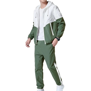 Veste et pantalon de sport pour hommes de qualité supérieure Combo Tissu respirant pour le confort Idéal pour le fitness Parfait pour la course et la randonnée - Product Image 1