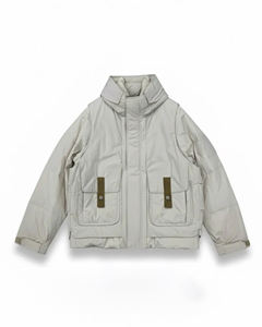 High Quality Custom OEM Printed Puffer <b>Jacket</b> for Men <b>with</b> Stand Collar Front Logo Windproof & Waterproof Winter <b>Jacket</b> <b>Pockets</b> - Product Image 4