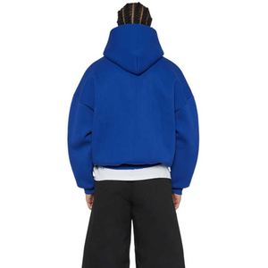 Sudadera con capucha recortada de gran tamaño de algodón 600 Gsm 100% de alta calidad para hombres de peso pesado French Terry Streetwear Character - Product Image 2