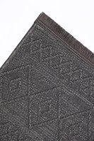 Großhandel Premium-Qualität Anthrazit Polyester Flachgewebe-Teppich Geringe Mindestbestellmenge Maschinengefertigt Türkei Heimgebrauch Skandinavisch Rutschfest