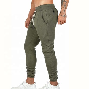 Wholesale Casual Gym Slim Fit Plain Drawstring Mens <b>Jogger</b> With Zipper Pocket Cotton <b>Polyester</b> Workout <b>Jogger</b> Pants - Product Image 4