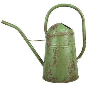 Rustic Green Watering <b>Can</b> Farmhouse Mid-Century Design Stylish H2O <b>Dispenser</b> Perfect Garden Gift Plant Watering Kettle - Product Image 1
