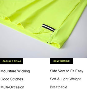 เสื้อโปโลผู้ชาย, เสื้อโปโลแขนสั้นแห้งเร็วเสื้อแบบสั่งตัด - Product Image 4