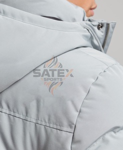 Chaqueta de Invierno Acolchada para Hombre, Abrigo Térmico con Capucha, Resistente al Viento, para Exteriores, Venta al Por Mayor - Product Image 4