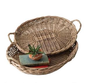 ตะกร้าหวายสานมือพร้อมที่จับสำหรับเก็บของใช้ในครัวเรือน - Product Image 6