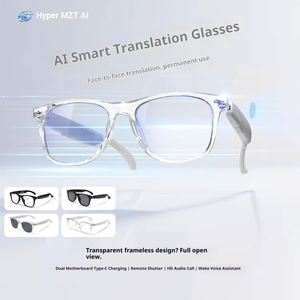 Gafas Inteligentes con Traducción IA en Tiempo Real, Resistentes al Agua IPX5, Control Táctil, Carga Magnética, Micrófono, Altavoz, Navegación AR - Product Image 4