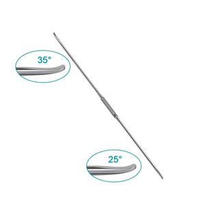 Instrument chirurgical Narham Enterprises : Extracteur double tête UBE, Extracteur périostal spinal, Extracteur à double canal Bess, Crochet nerveux pour endoscopie - Product Image 3