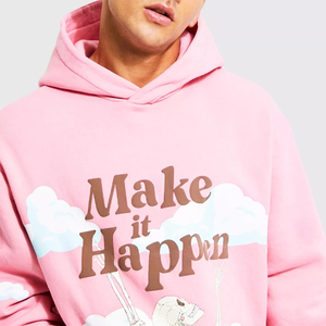 เสื้อฮู้ดผู้ชายแบบกำหนดเองแนวสตรีทเสื้อมีฮู้ดระบายความร้อนเสื้อฮู้ดโอเวอร์ไซส์หนาอบอุ่น - Product Image 3