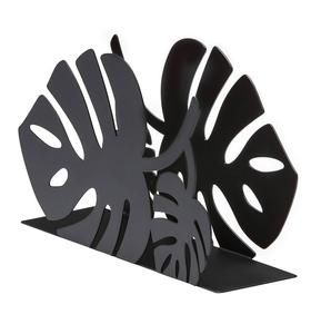 Porte-serviettes de luxe et au design unique en fil noir en métal personnalisé pour la décoration de mariage et le restaurant - Product Image 2