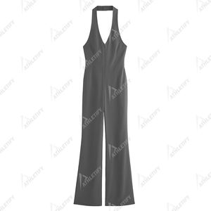 Body élégant une pièce sans manches pour femmes Design taille haute Confortable et décontracté Vêtements d'été pour les activités de plage Jours chauds - Product Image 3