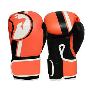 Guantes de boxeo de cuero de vaca dorado, cuero genuino, cierre con cordones, nuevo diseño, guantes de lucha de competición profesional, servicio OEM - Product Image 1